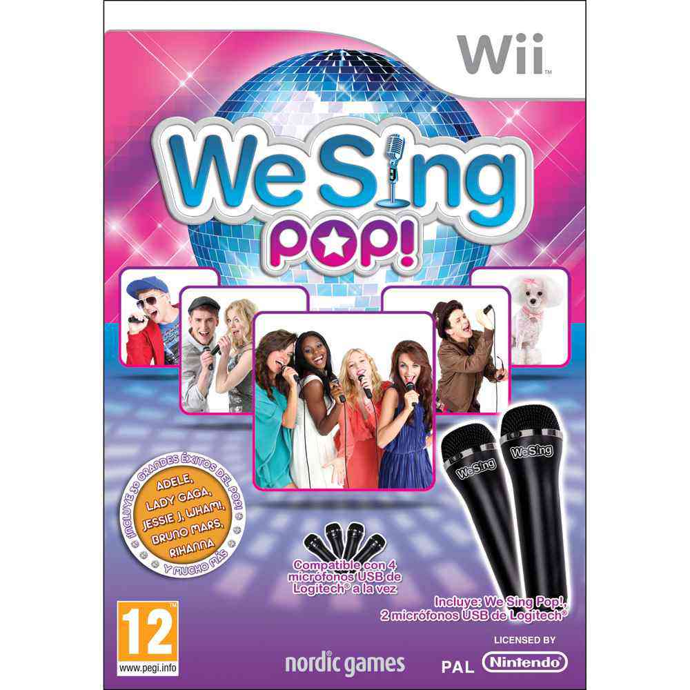 We Sing Pop Bundle Con 2 Microfonos Wii